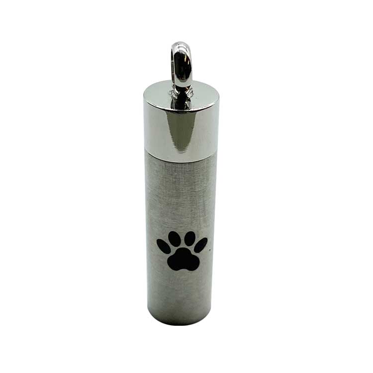 Cylinder With Single Pawprint