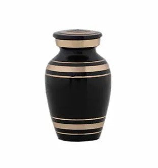 Black with Gold Rings Keepsake