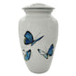 Butterfly Aluminum Urn