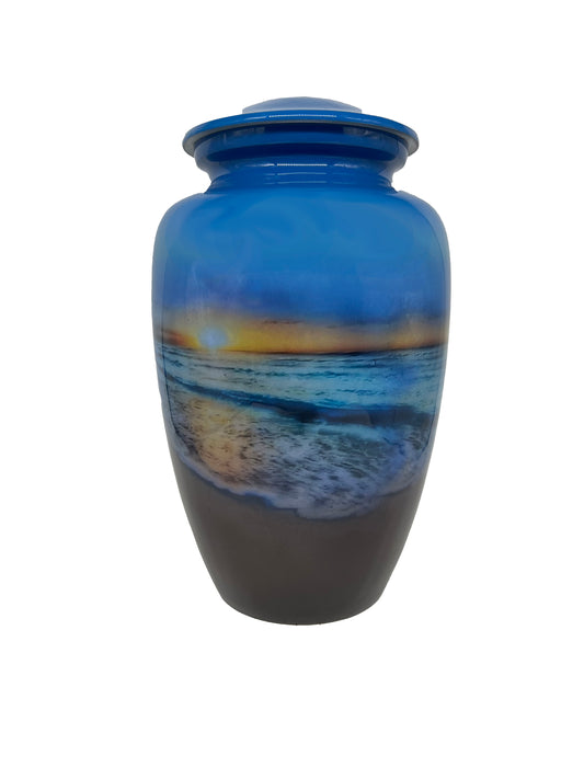 Beach Sunset Urn