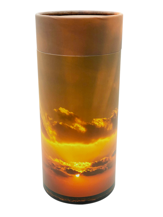 Golden Sunset Scattering Tube