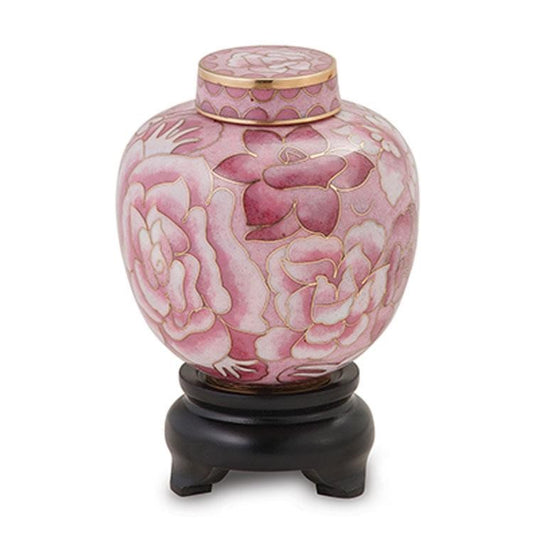 Cameo Rose Cloisonné Memento