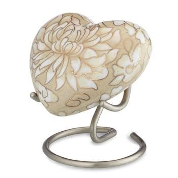 Opal Cloisonné Heart Memento