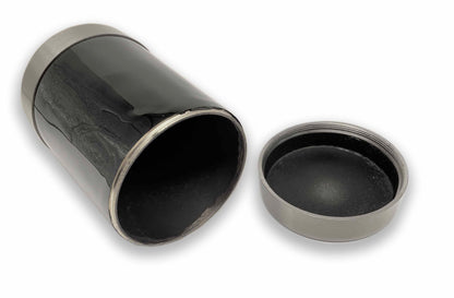 Black and Pewter Tealight
