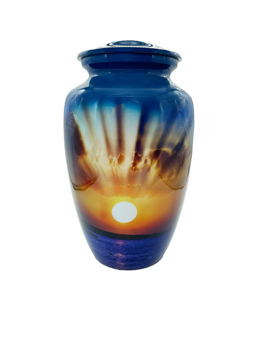 Sunset Aluminum Urn