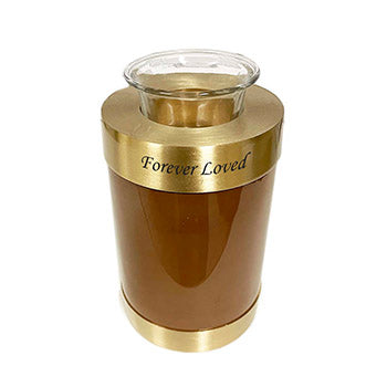Brown & Gold Tealight Keepsake